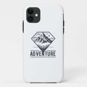 Funda Para iPhone 11 Naturaleza geométrica moderna Aventura de las mont