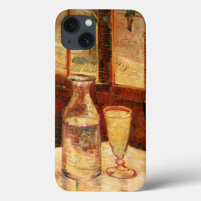 Funda De Case-Mate Para iPhone Naturaleza muerta con absenta de Vincent van Gogh (Reverso)