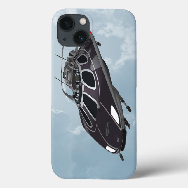 Funda De Case-Mate Para iPhone Nave espacial (Reverso)