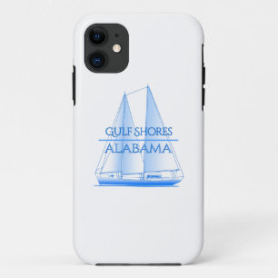 Funda Para iPhone 11 Navegador náutico costero en la costa del Golfo