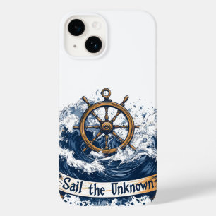 Funda Para iPhone 14 De Case-Mate "Navegar por lo desconocido" - Diseño de inspiraci
