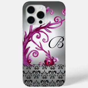 title_seo2 NAVES, BERRIES DAMASK MONOGRAM rosado, blanco negr