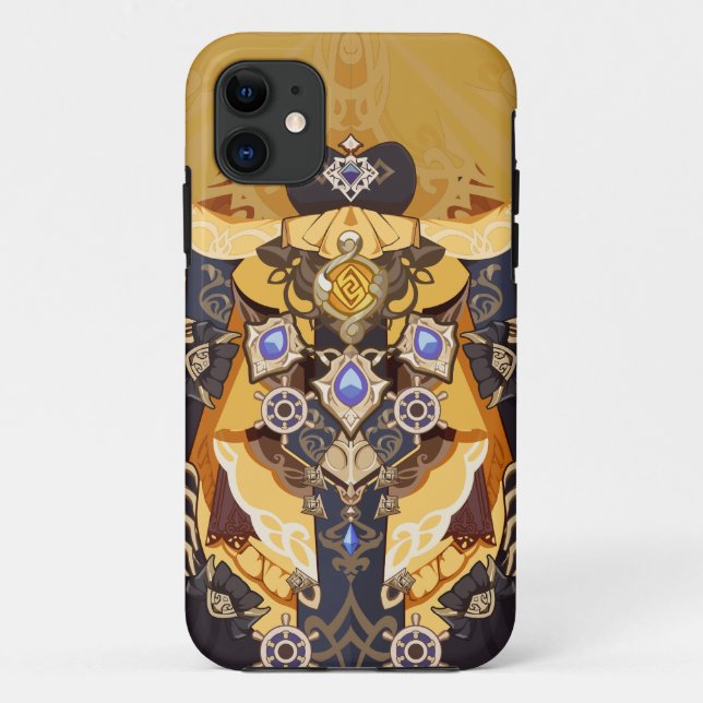 Funda De Case-Mate Para iPhone Navia Signature Genshin Impact (Reverso)