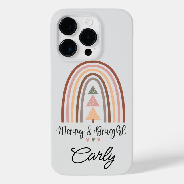 Funda De Case-Mate Para iPhone Navidad Boho  (Reverso )