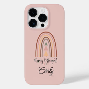 Funda Para iPhone 14 Pro De Case-Mate Navidad Boho Rosa