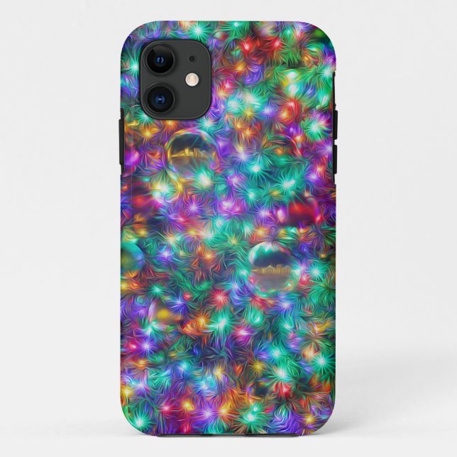 Funda De Case-Mate Para iPhone Navidad de lujo (Reverso)