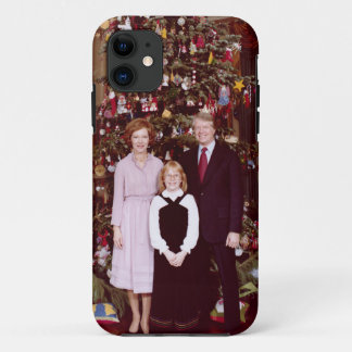 Funda Para iPhone 11 Navidad del Presidente James Jimmy Carter en la Ca
