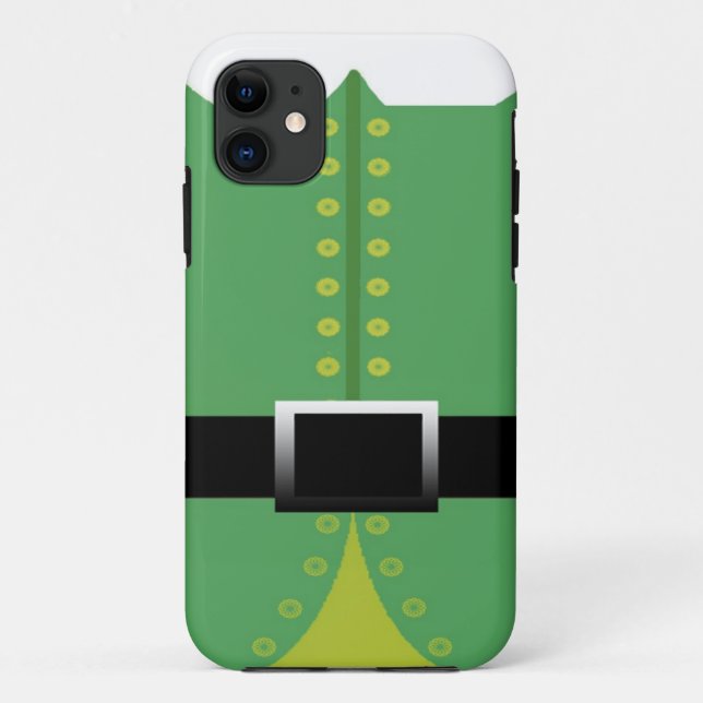 Funda De Case-Mate Para iPhone Navidad lindo del duende (Reverso)