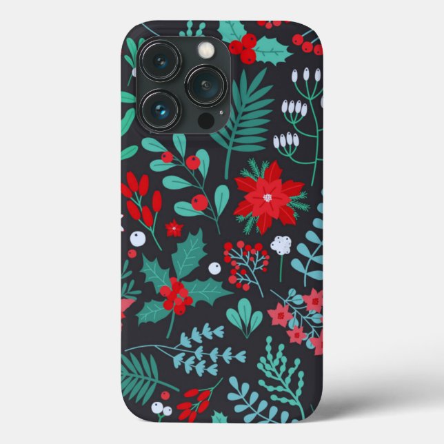Funda De Case-Mate Para iPhone Navidad minimalista (Reverso )