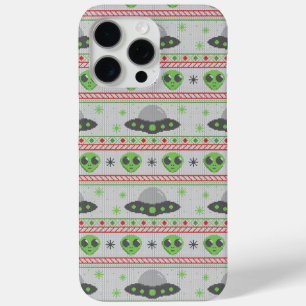 Funda Para iPhone 15 Pro Max Navidades Alien Ugly Sweater