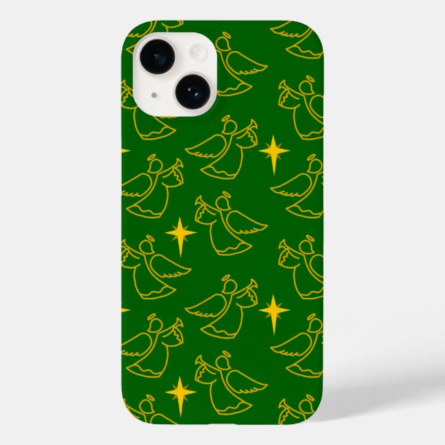Funda De Case-Mate Para iPhone Navidades Angels (Reverso )