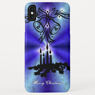 Funda Para iPhone XS Max Navidades Artdeco en arcoiris verde azul