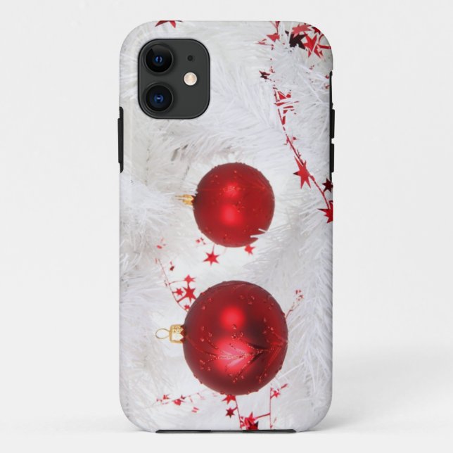 Funda De Case-Mate Para iPhone Navidades Baubles Funda-Mate iPhone 5 Apenas ahí (Reverso)