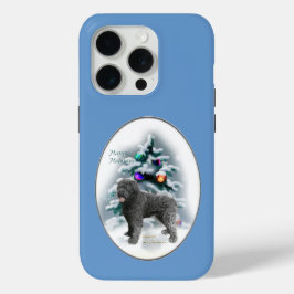 Funda Para iPhone 15 Pro Navidades Bouvier des Flandres