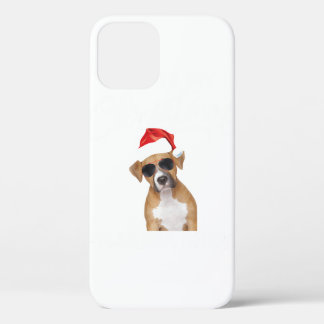 Funda Para iPhone 12 Navidades Boxer Dog Xmas Animales Heredero Mascota