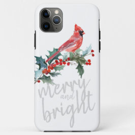 Funda Para iPhone 11 Pro Max Navidades brillantes y moros Cardenal de invierno
