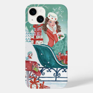 title_seo2 Navidades Chica de compras de Sleigh Iphone 6 más 
