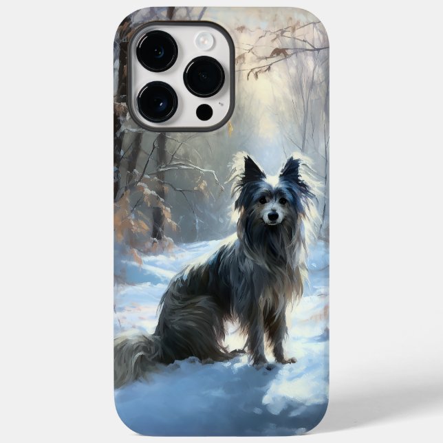 Funda De Case-Mate Para iPhone Navidades chinos abandonados dejaron que nieve (Reverso )
