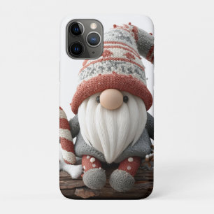 Funda Para iPhone 11 Pro Navidades con un bastón de canto en un tronco