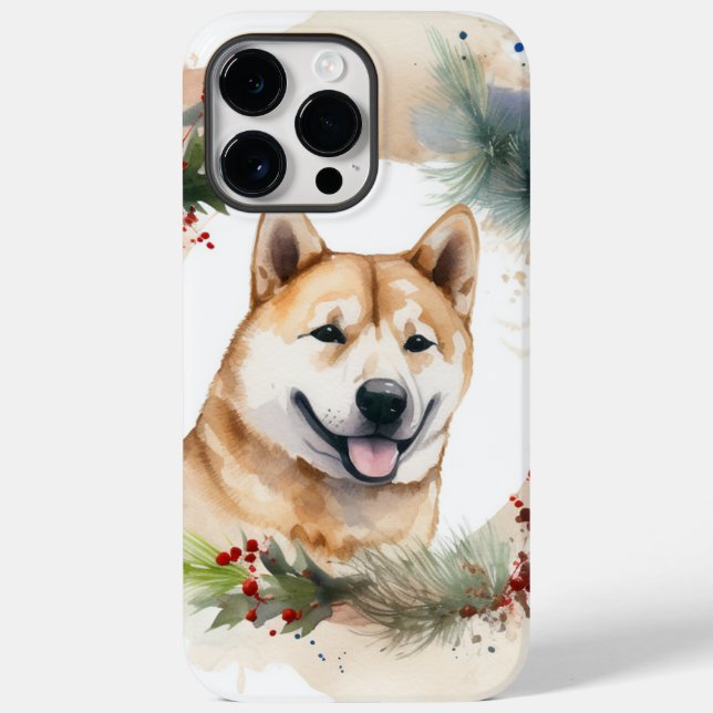 Funda De Case-Mate Para iPhone Navidades de Akita en una fiesta de graduación (Reverso )