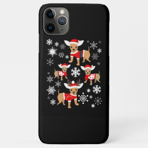 Funda Para iPhone 11 Pro Max Navidades de Chihuahua Lover