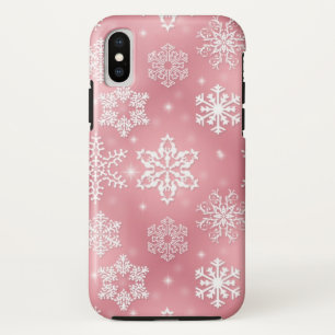 title_seo2 Navidades de copos de nieve blancos rosas diez dur