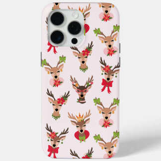 Funda Para iPhone 15 Pro Max Navidades de Coquette Reno Preppy