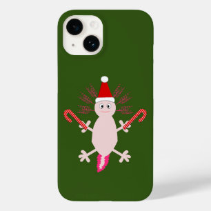 Funda Para iPhone 14 De Case-Mate Navidades de Cute Axolotl