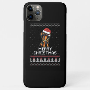 Funda Para iPhone 11 Pro Max Navidades de Dachshund