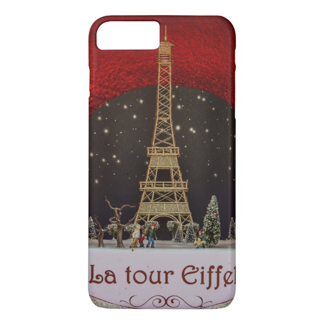 Funda De Case-Mate Para iPhone navidades de estuches de iPhone en París (Reverso)