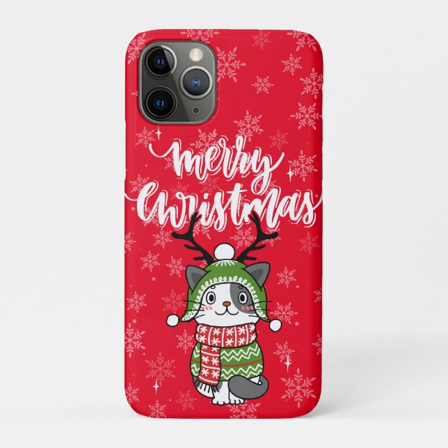 Funda De Case-Mate Para iPhone Navidades de gatos ricas repartiendo estufas en Ga (Reverso)