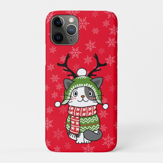 Funda De Case-Mate Para iPhone Navidades de gatos ricas repartiendo estufas en Ga (Reverso)