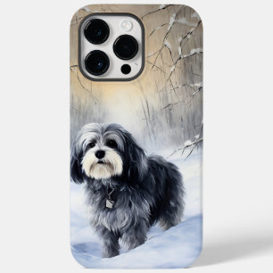 Funda Para iPhone 14 Pro Max De Case-Mate Navidades de Havanese Let It Snow