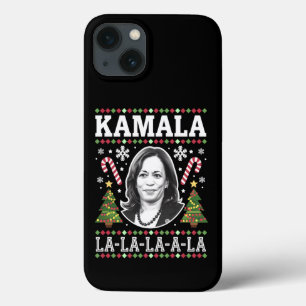 Funda Para iPhone 13 Navidades de Kamala Harris 2024 Comma La Xmas