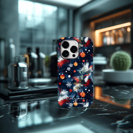 Funda Para iPhone 14 Pro De Case-Mate Navidades de Noches de Nieve Personalizados