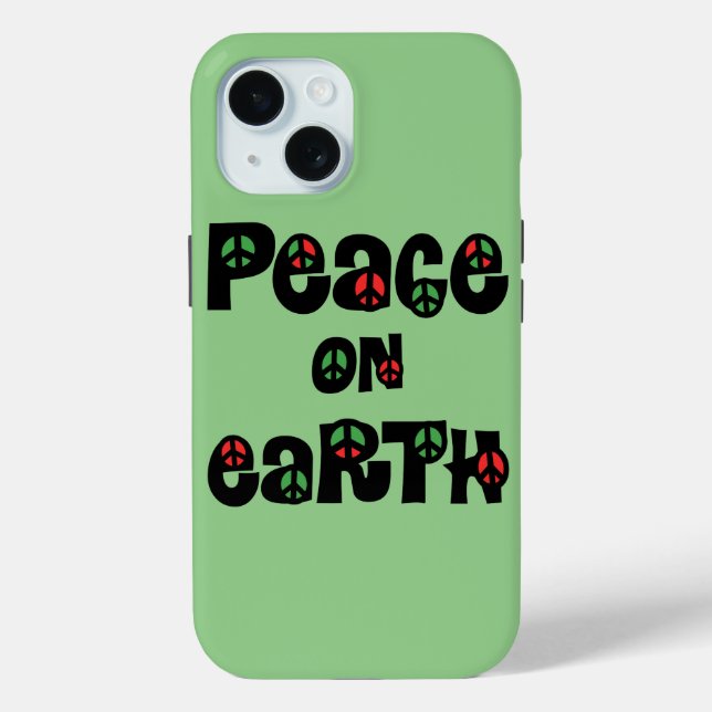 Funda De Case-Mate Para iPhone Navidades de Paz en la Tierra (Reverso )