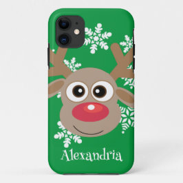 Funda Para iPhone 11 Navidades de Personalizados de renos malhumorados 
