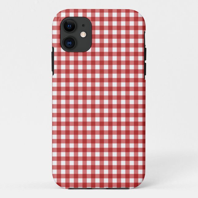 Funda De Case-Mate Para iPhone Navidades de Plaid (Reverso)