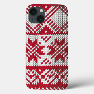 Funda Para iPhone 13 Navidades de punto