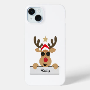 Funda Para iPhone 15 Mini Navidades de renos de Guay personalizados