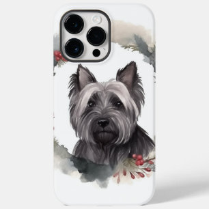 Funda Para iPhone 14 Pro Max De Case-Mate Navidades de Skye Terrier escribieron presentación