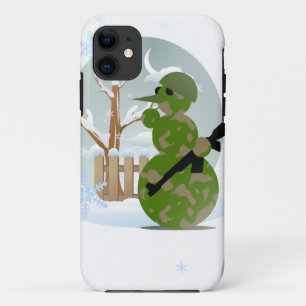Funda Para iPhone 11 navidades de soldados de snowman