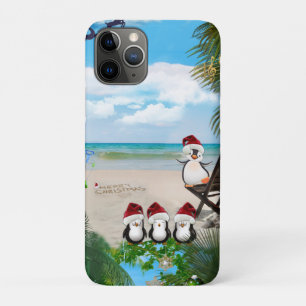 Funda Para iPhone 11 Pro Navidades de verano bebé en la playa repiten diseñ