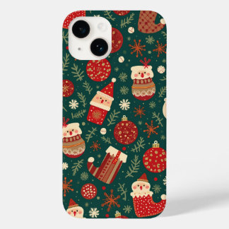 Funda Para iPhone 14 De Case-Mate Navidades decoración iPhone 14 funda