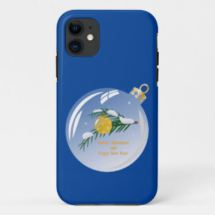 Funda Para iPhone 11 Navidades decorados se ramifican en baudible