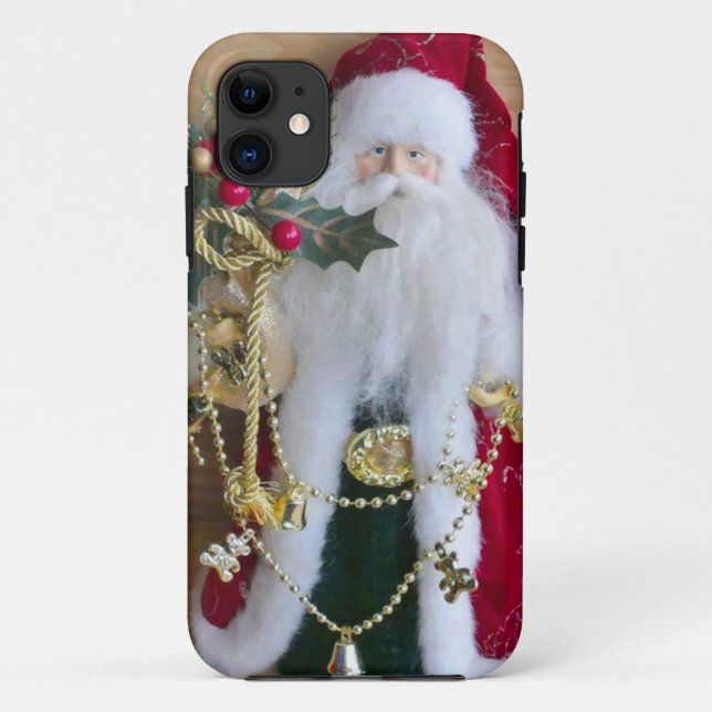 FUNDA DE Case-Mate PARA iPhone NAVIDADES DECORATIVOS SANTA (Reverso)