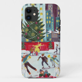 Funda Para iPhone 11 Navidades del centro Rockefeller de Nueva York pat