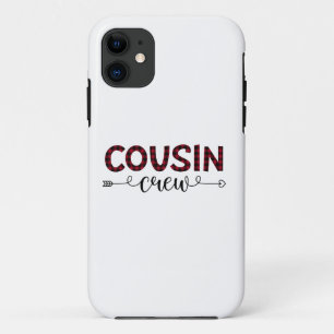 Funda Para iPhone 11 Navidades del patrón de búfalo de la tripulación d