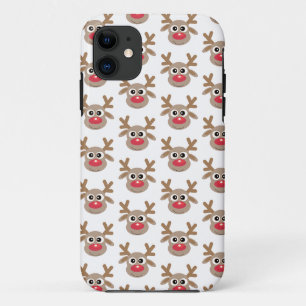Funda Para iPhone 11 Navidades del patrón de Personalizado de renos mal