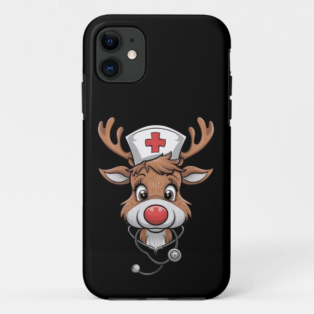 Funda De Case-Mate Para iPhone Navidades despojan a las enfermeras de guantes de  (Reverso)